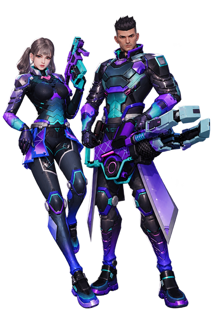 Cyber Hunter Heroes Duo
